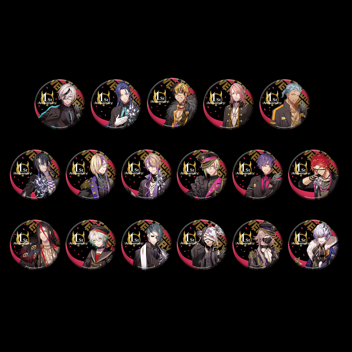 1周年記念グッズ第2弾】新衣装缶バッジ – マガツノートオフィシャルストア 1周年記念グッズ第2弾】新衣装缶バッジ – マガツノートオフィシャルストア